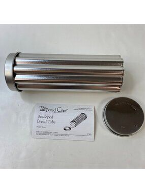 Pampered Chef #1565 Scalloped Bread Tube Baking Tool For Creative Loaves